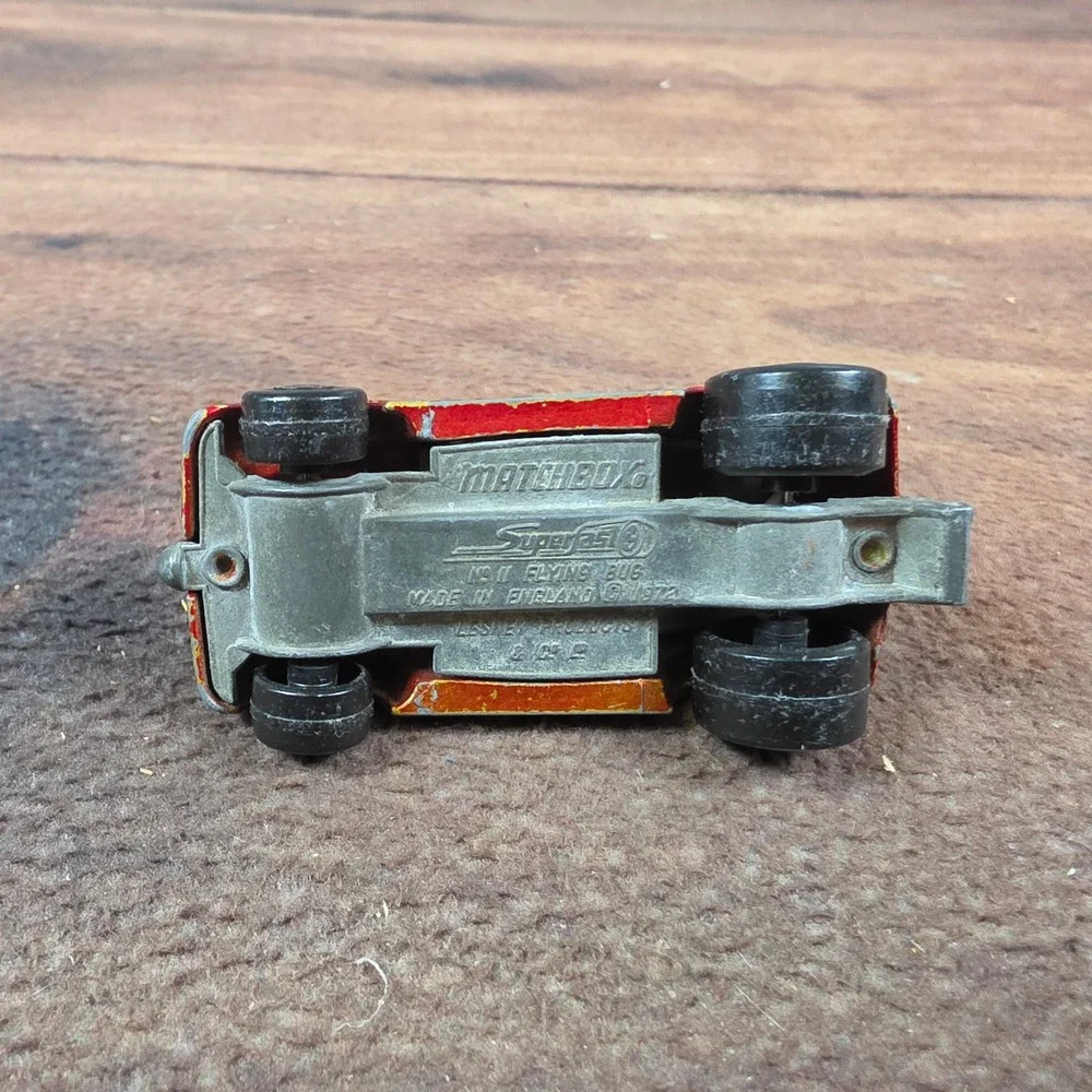 Matchbox Flying Bug No 11 Kids OS Red Good Vintage 1972 Superfast Diecast Car